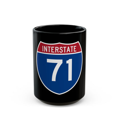 Interstate 71 (U.S. Highways) Black Coffee Mug