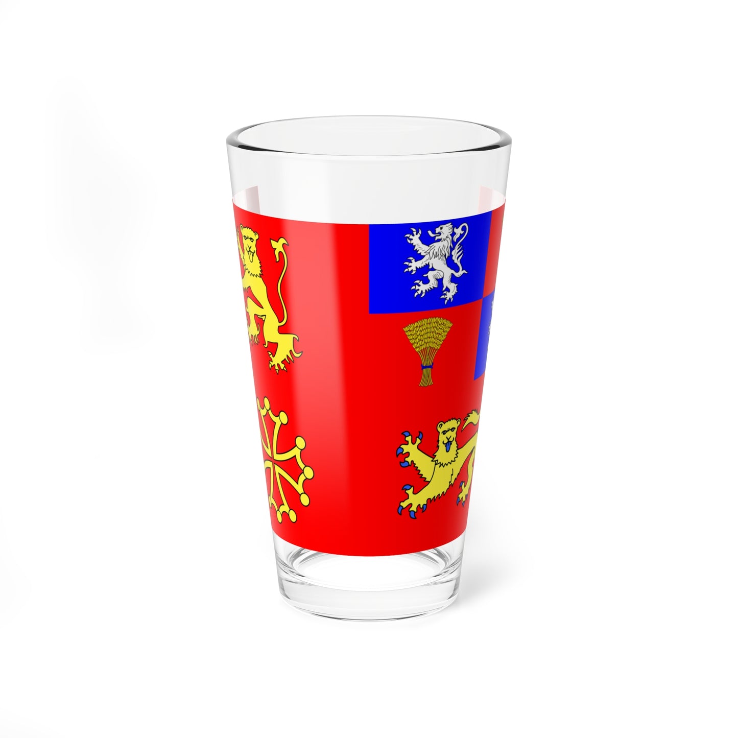 Flag of Tarn-et-Garonne (France) Pint Glass 16oz