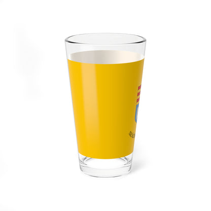 Flag of Szazhalombatta (Hungary) Pint Glass 16oz