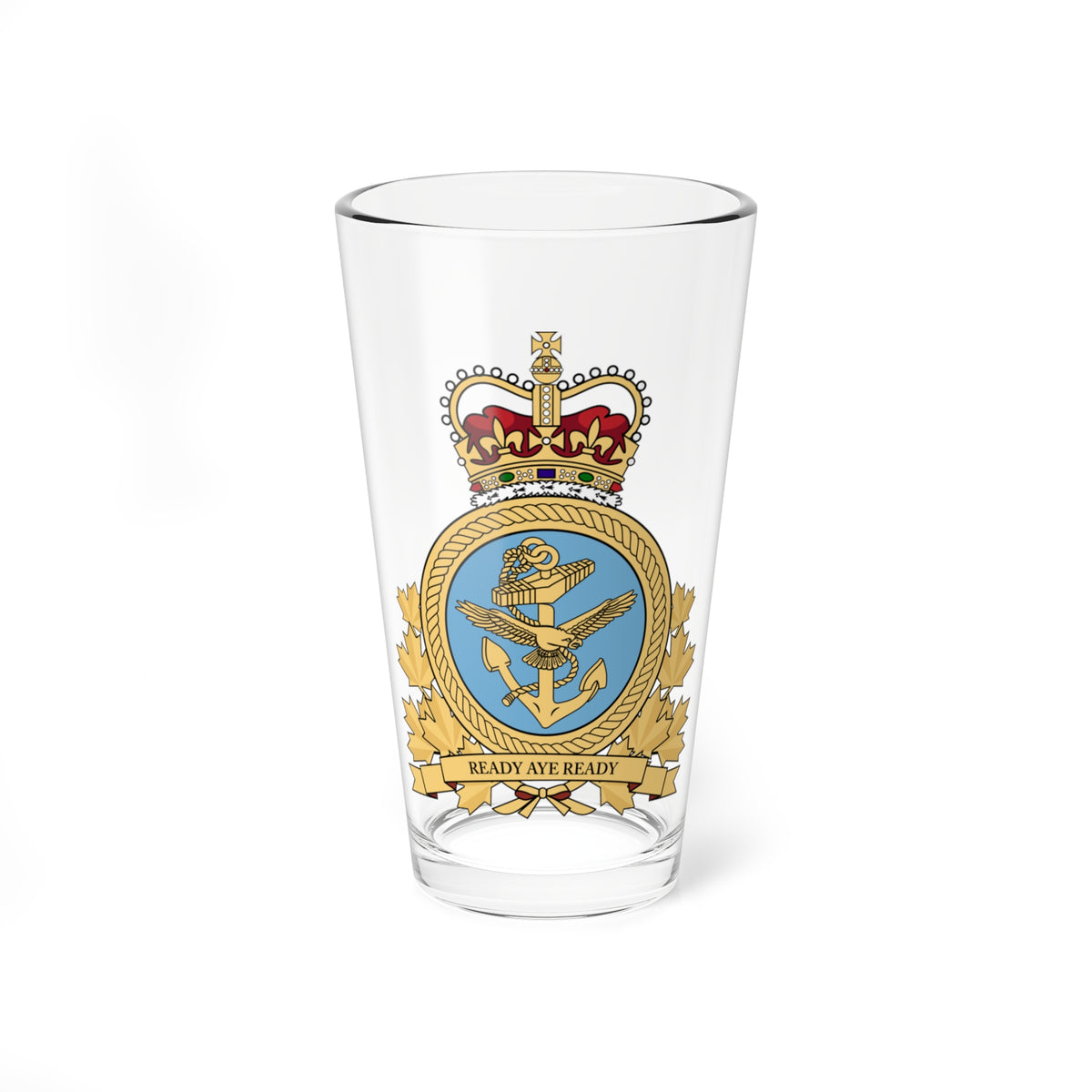 MARCOM Emblem (Canada) (Coat of Arms) Pint Glass 16oz