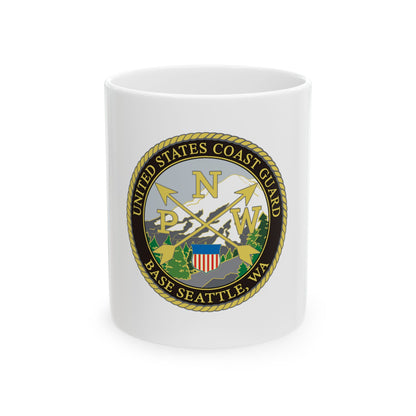 USCG Base Seattle (U.S. Coast Guard) White Coffee Mug