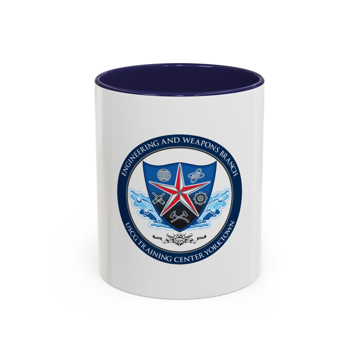 USCGC Training Yorktown (U.S. Coast Guard) Accent Coffee Mug