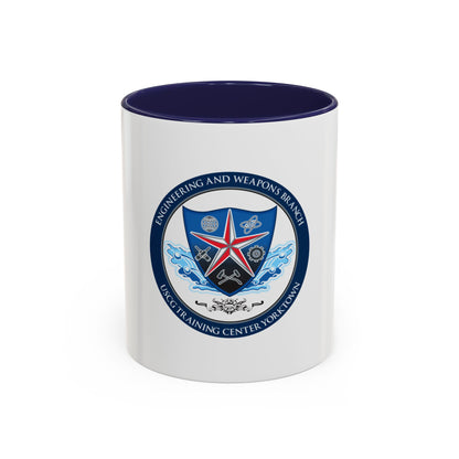 USCGC Training Yorktown (U.S. Coast Guard) Accent Coffee Mug