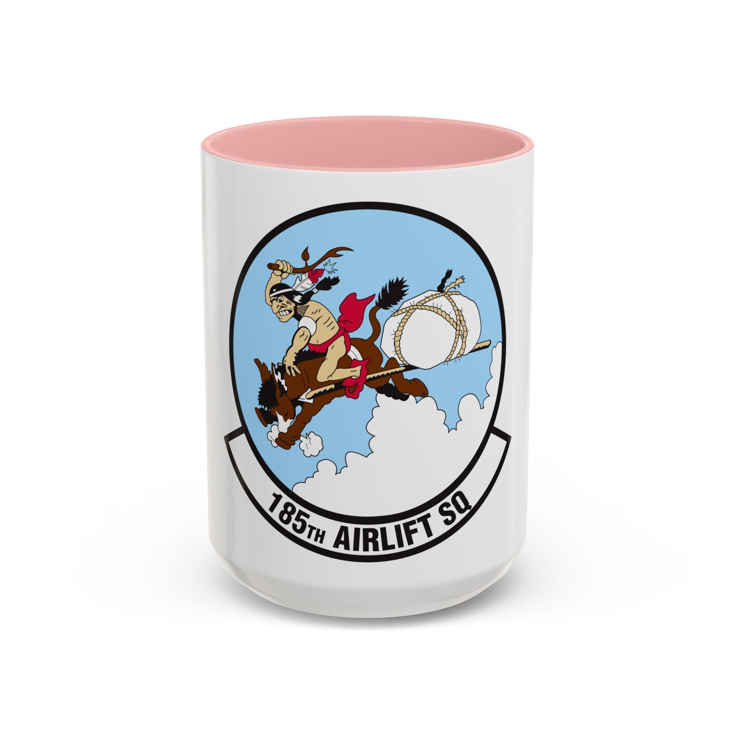 185 Airlift Squadron (U.S. Air Force) Accent Coffee Mug