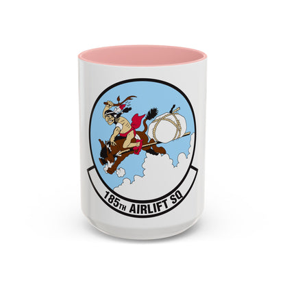 185 Airlift Squadron (U.S. Air Force) Accent Coffee Mug