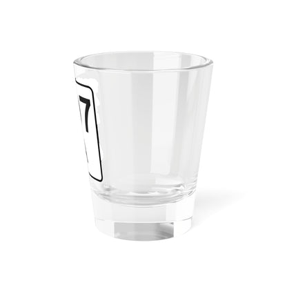 NH Route 107A (New Hampshire) (Road Sign) Shot Glass 1.5oz