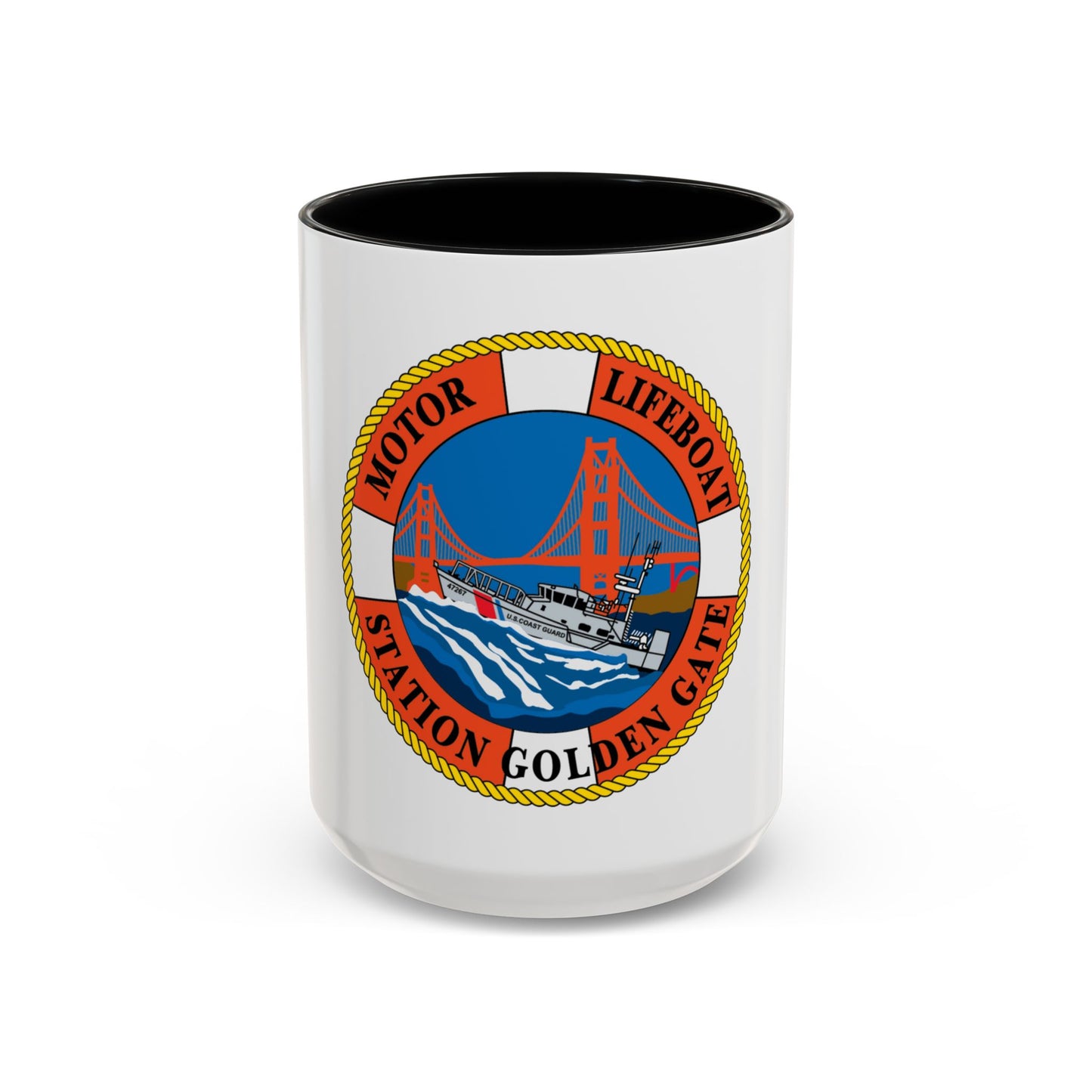 USCG Motor Lifeboat Station Golden Gate (U.S. Coast Guard) Accent Coffee Mug