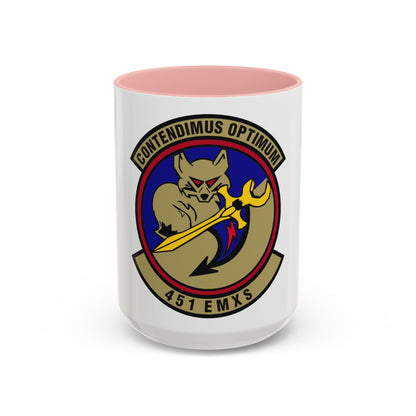 451st Expeditionary Maintenance Squadron (U.S. Air Force) Accent Coffee Mug