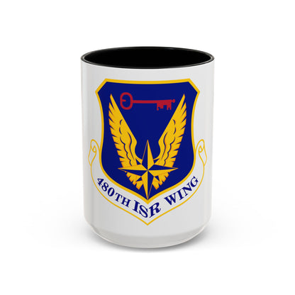 480 Intelligence Surveillance and Reconnaissance Wing ACC (U.S. Air Force) Accent Coffee Mug