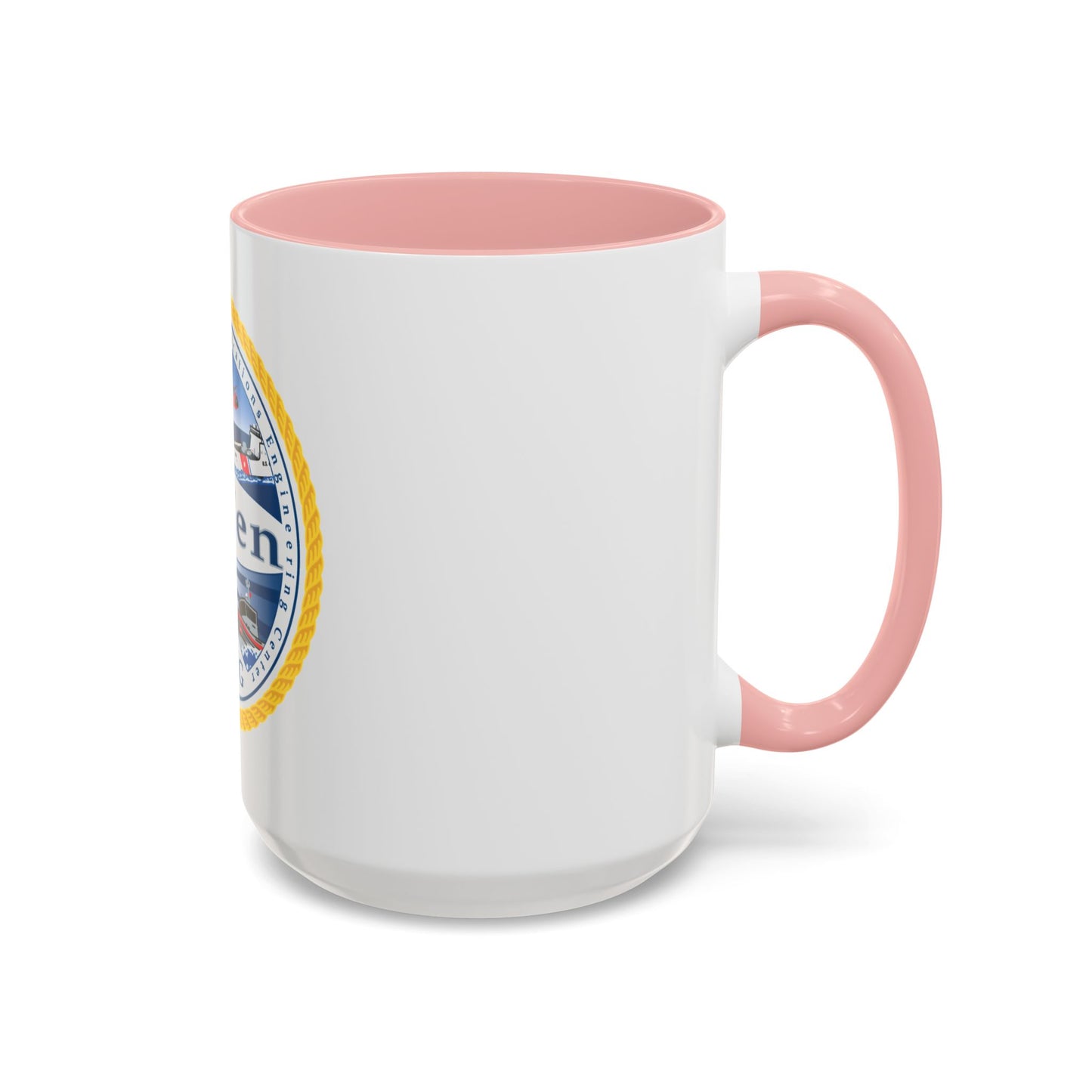 USCG C3 Cen Command Control Comm Engineering (U.S. Coast Guard) Accent Coffee Mug