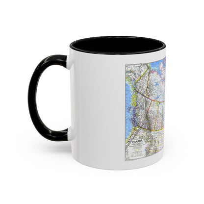 Canada (1972) (Map) Accent Coffee Mug