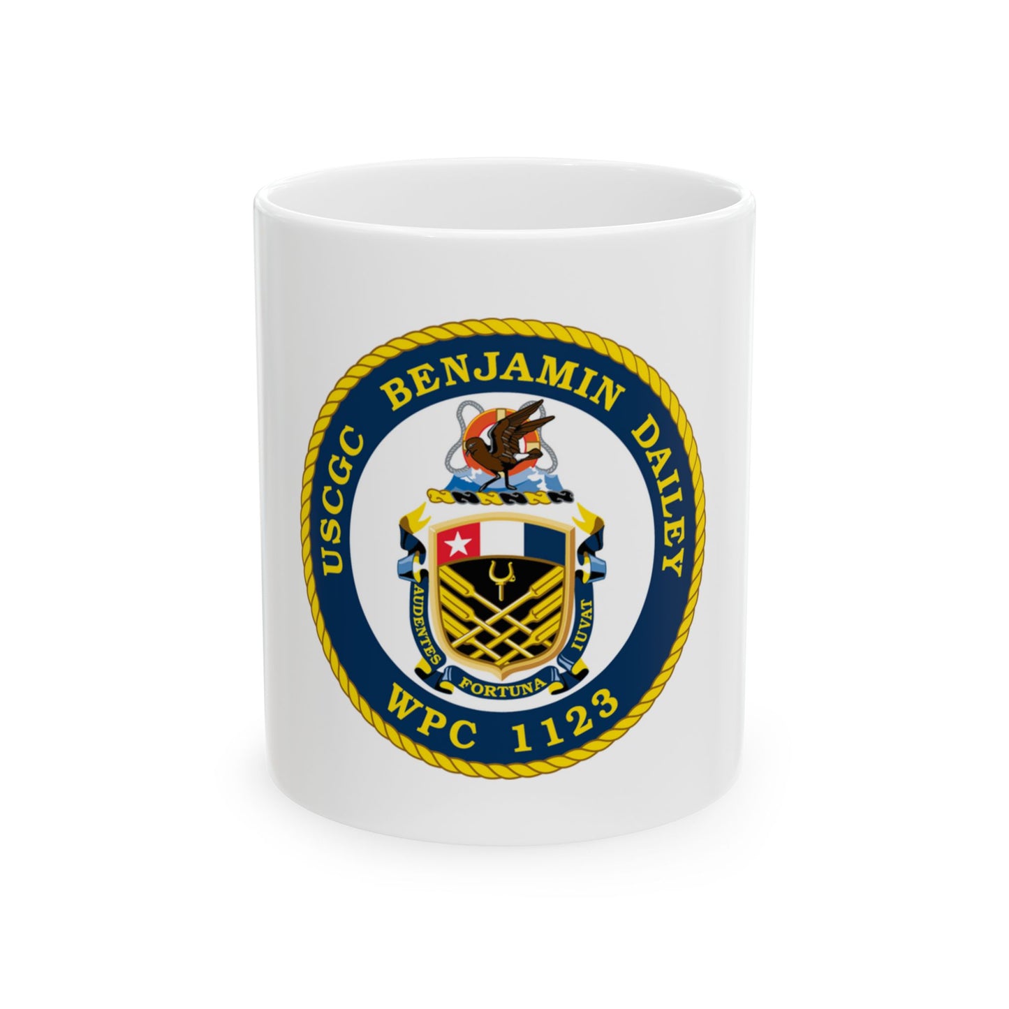 USCGC Benjamin Dailey WPC 1123 (U.S. Coast Guard) White Coffee Mug