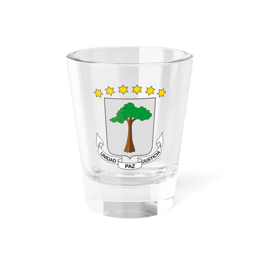 Coat of arms of Equatorial Guinea - Shot Glass 1.5oz