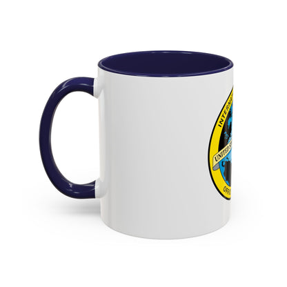 International Maritime Officers School USCG (U.S. Coast Guard) Accent Coffee Mug