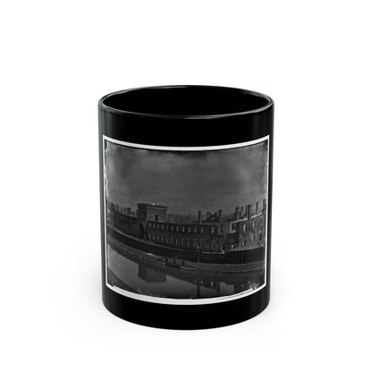 Richmond, Va. Ruins Of State Arsenal From The Canal (U.S. Civil War) Black Coffee Mug