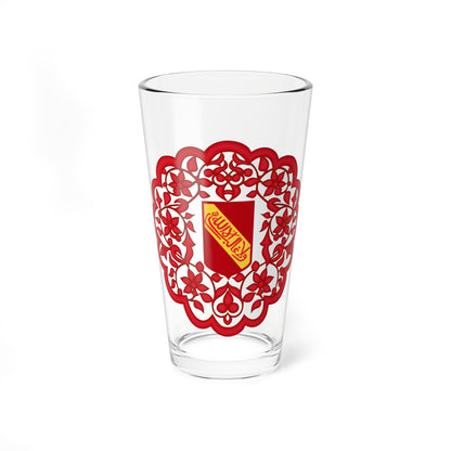 Emblem of Emirate of Granada (Spain) (Coat of Arms) Pint Glass 16oz