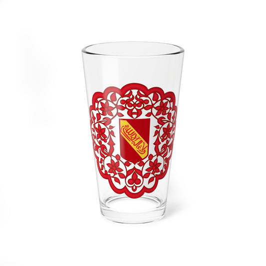 Emblem of Emirate of Granada (Spain) (Coat of Arms) Pint Glass 16oz