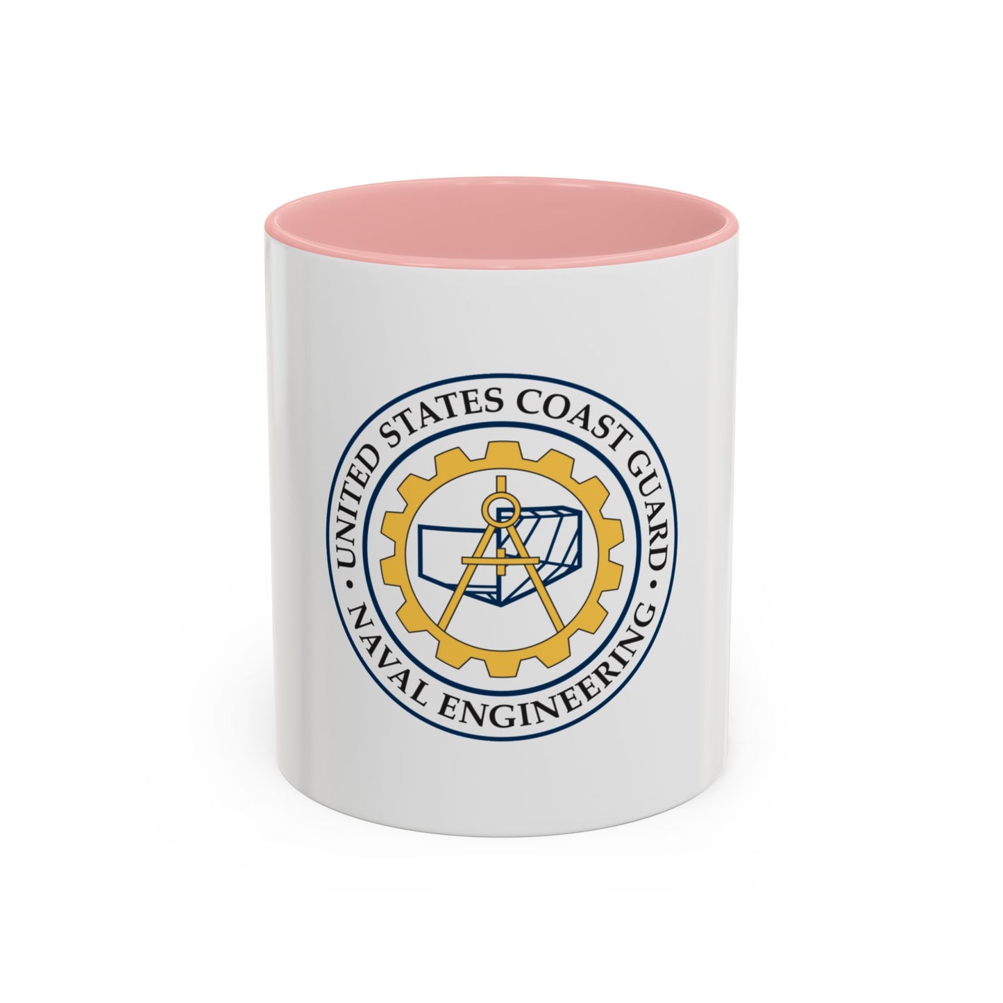 USCG Naval Engineering (U.S. Coast Guard) Accent Coffee Mug