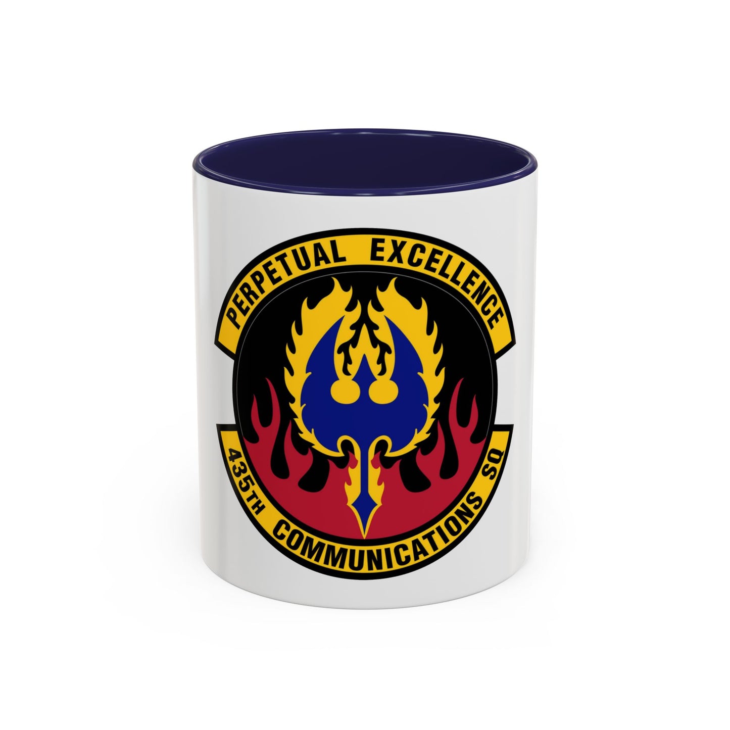 435th Communications Squadron (U.S. Air Force) Accent Coffee Mug