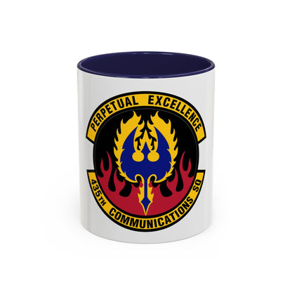 435th Communications Squadron (U.S. Air Force) Accent Coffee Mug