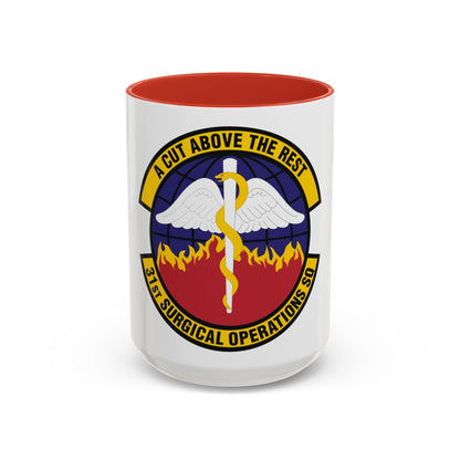 31st Surgical Operations Squadron (U.S. Air Force) Accent Coffee Mug