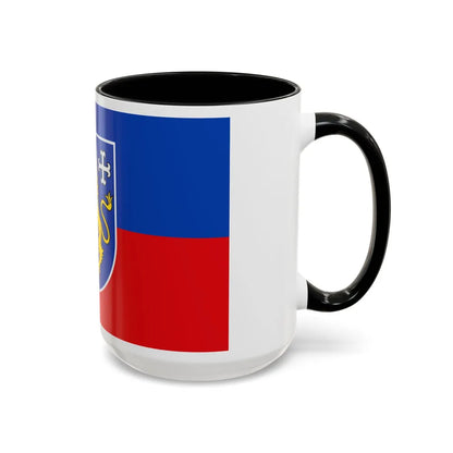 Flag of Friesland Germany - Accent Coffee Mug-Go Mug Yourself