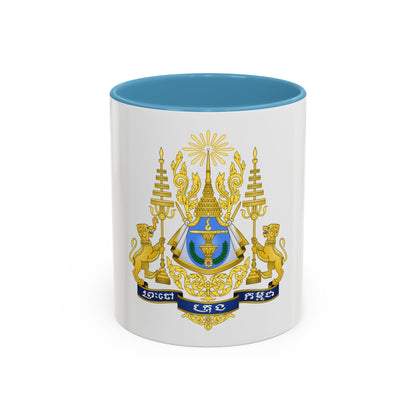 Royal arms of Cambodia - Accent Coffee Mug