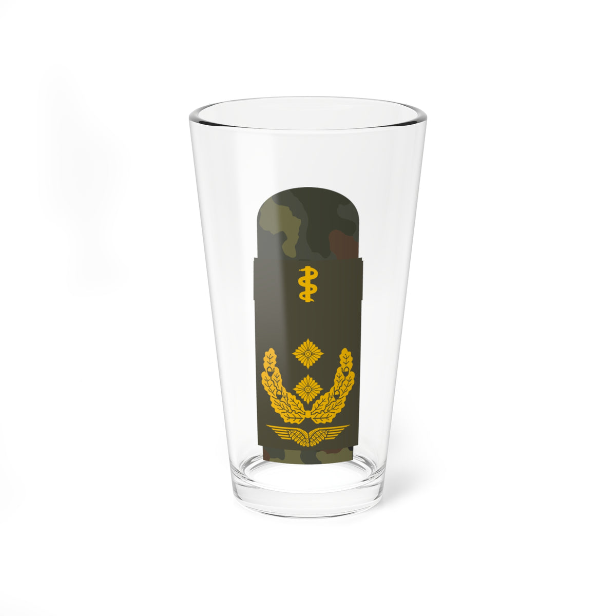 LA OS5 62b Generalstabsarzt HM L (Military Rank) Pint Glass 16oz