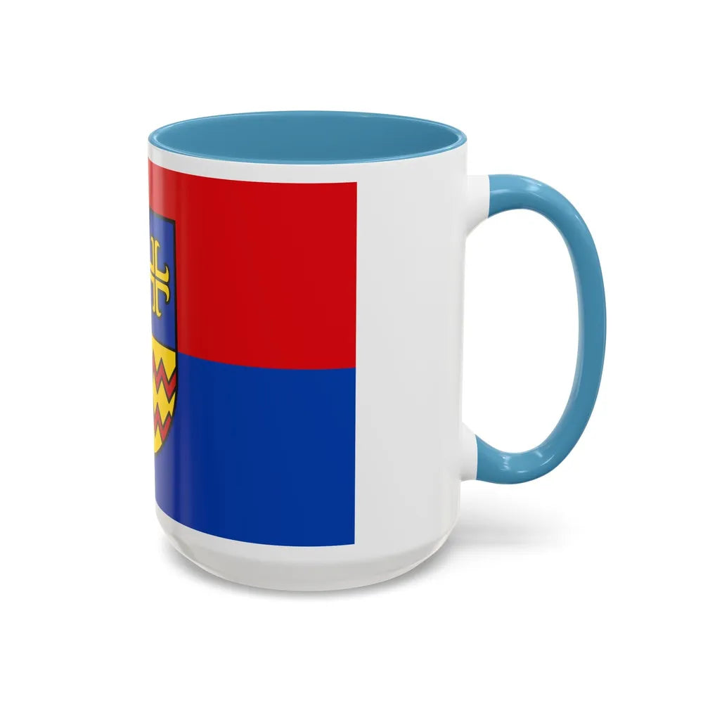 Flag of Ammerland Germany - Accent Coffee Mug-Go Mug Yourself