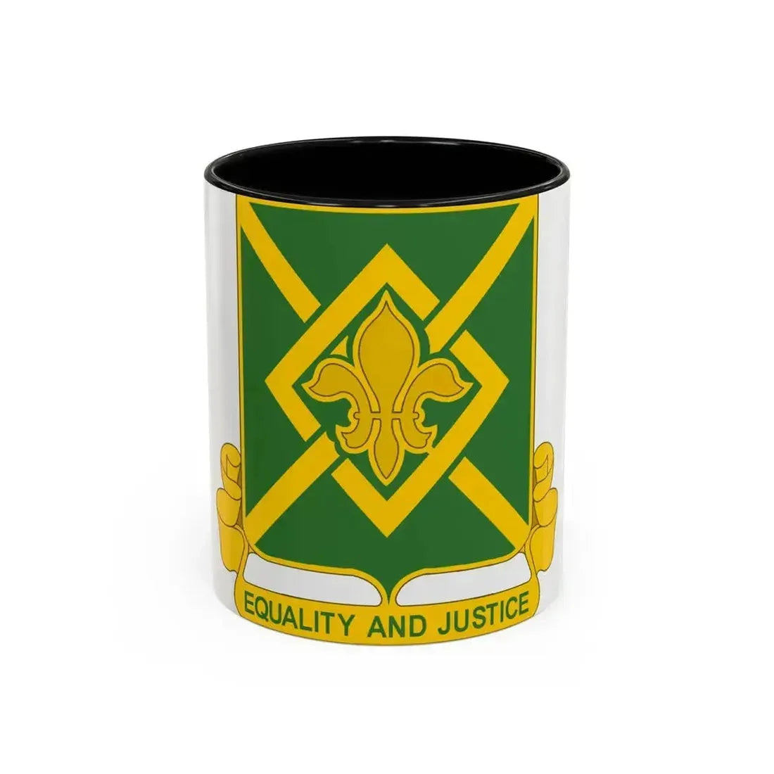 384 Military Police Battalion (U.S. Army) Accent Coffee Mug 11oz Black - Go Mug Yourself