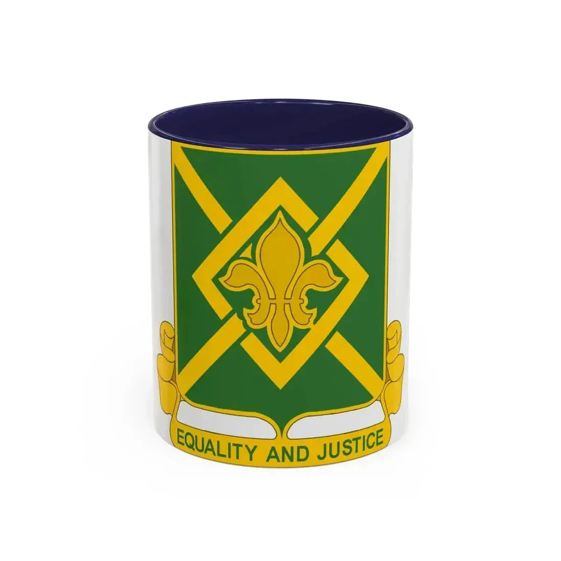 384 Military Police Battalion (U.S. Army) Accent Coffee Mug 11oz Navy - Go Mug Yourself