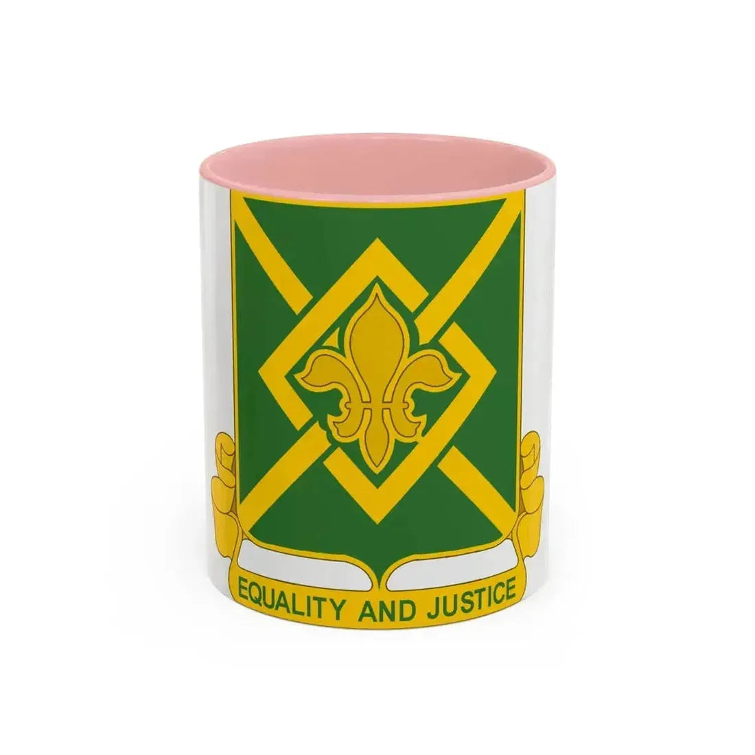 384 Military Police Battalion (U.S. Army) Accent Coffee Mug 11oz Pink - Go Mug Yourself