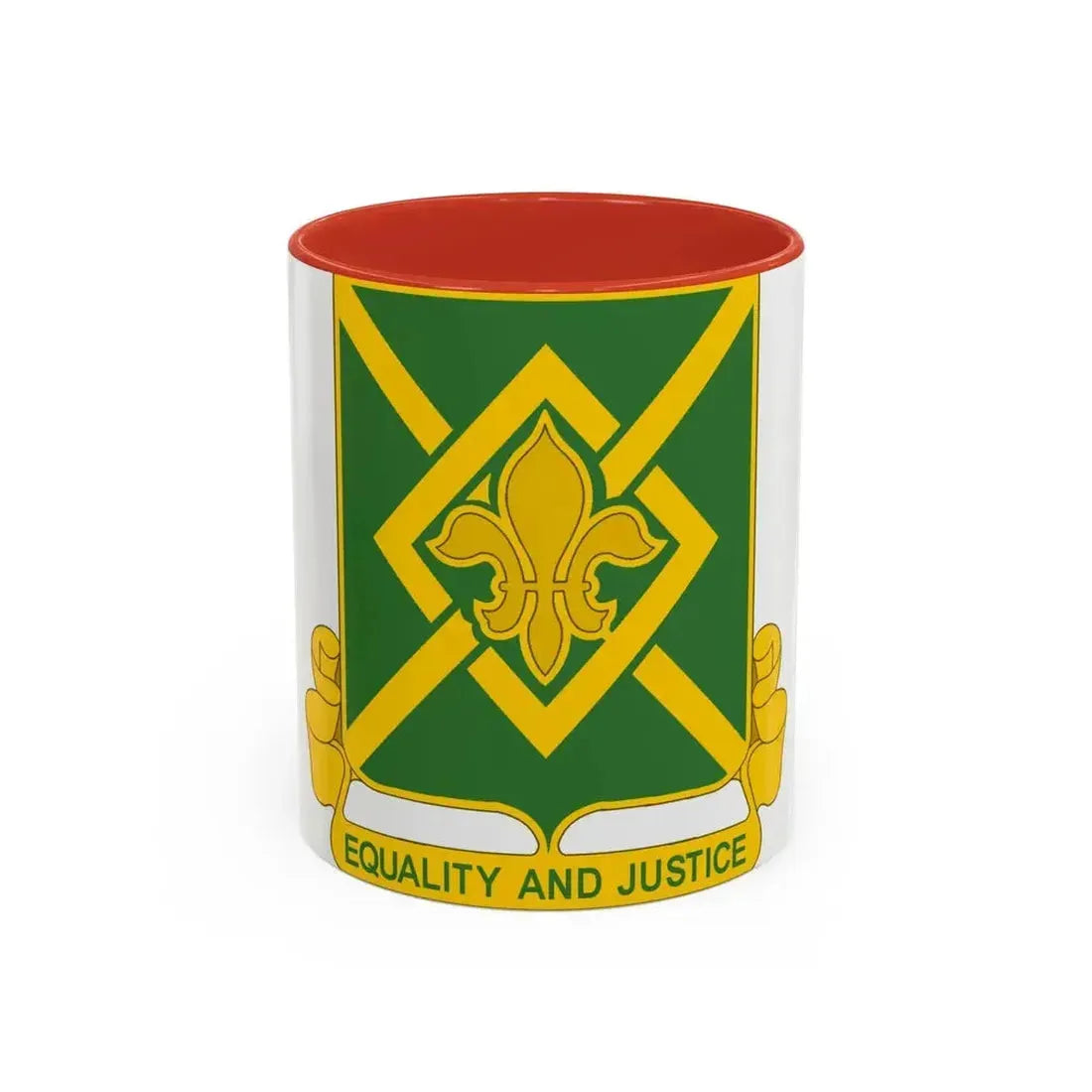 384 Military Police Battalion (U.S. Army) Accent Coffee Mug 11oz Red - Go Mug Yourself