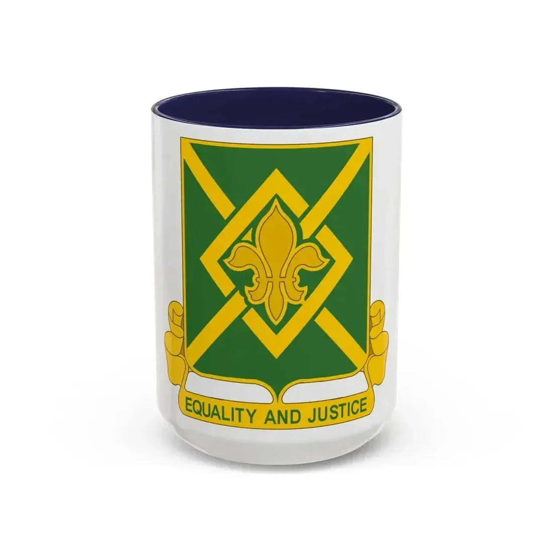 384 Military Police Battalion (U.S. Army) Accent Coffee Mug 15oz Navy - Go Mug Yourself