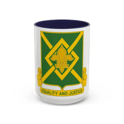384 Military Police Battalion (U.S. Army) Accent Coffee Mug 15oz Navy - Go Mug Yourself