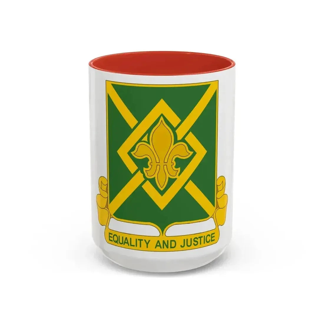 384 Military Police Battalion (U.S. Army) Accent Coffee Mug 15oz Red - Go Mug Yourself