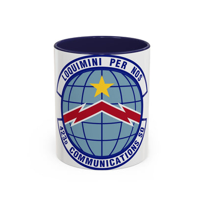 423d Communications Squadron (U.S. Air Force) Accent Coffee Mug