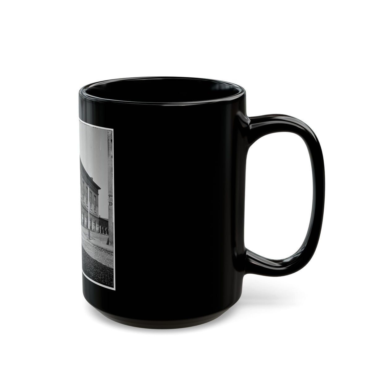 Charleston, S.C. The Old Market House (188 Meeting Street) (U.S. Civil War) Black Coffee Mug