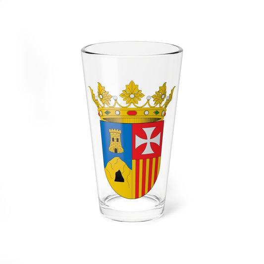 Escudo de Algar de Palancia (Spain) (Coat of Arms) Pint Glass 16oz