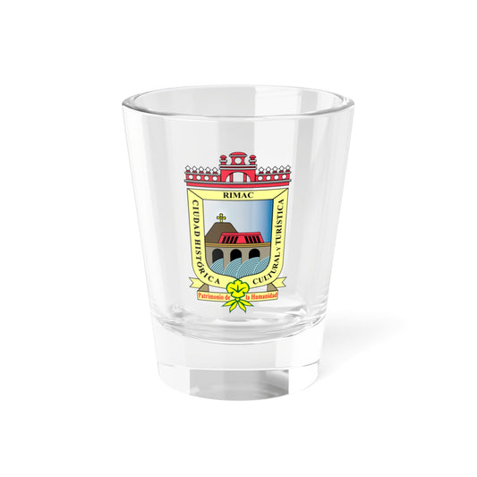 Escudo del Rímac (Peru) (Coat of Arms) Shot Glass 1.5oz