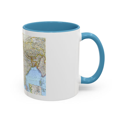 Asia - Southwest (1963) (Map) Accent Coffee Mug