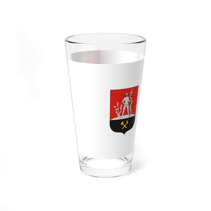 Flag of Komlo (Hungary) Pint Glass 16oz