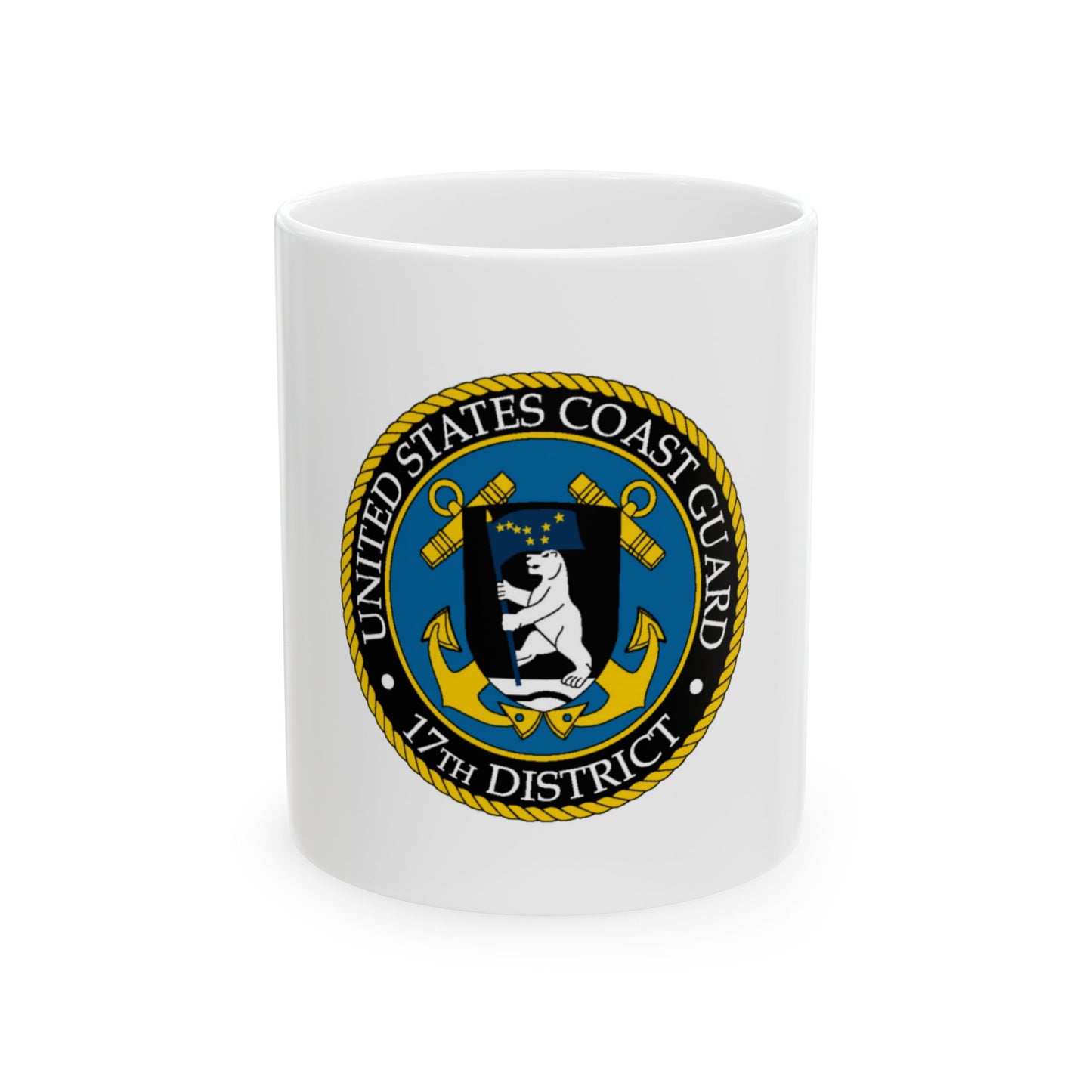 USCG 17th District (U.S. Coast Guard) White Coffee Mug