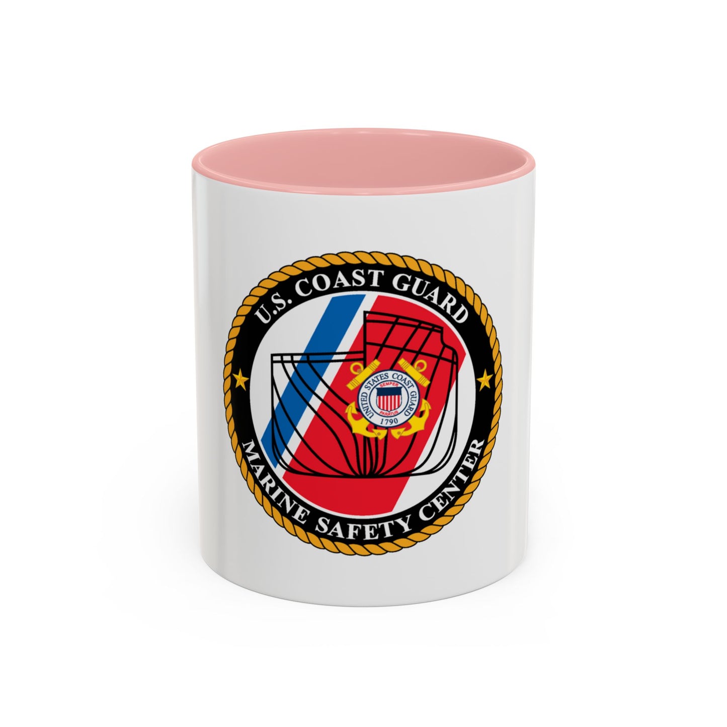 USCG MARINE SAFETY CENTER (U.S. Coast Guard) Accent Coffee Mug