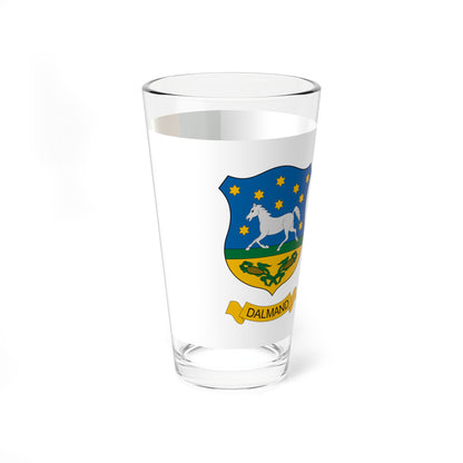 Flag of Dalmand (Hungary) Pint Glass 16oz