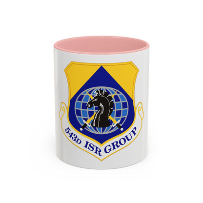 543 Intelligence Surveillance and Reconnaissance Group AFISRA (U.S. Air Force) Accent Coffee Mug