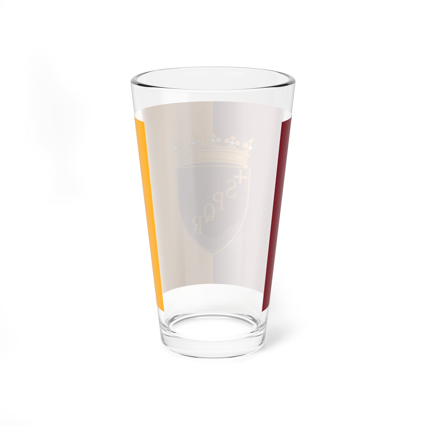 Flag of Rome with Lesser Arms (Italy) Pint Glass 16oz