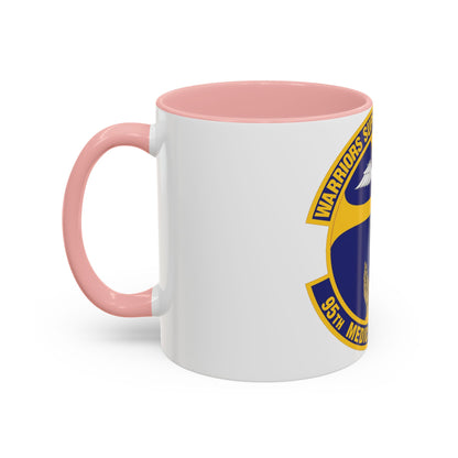 95th Medical Support Squadron (U.S. Air Force) Accent Coffee Mug