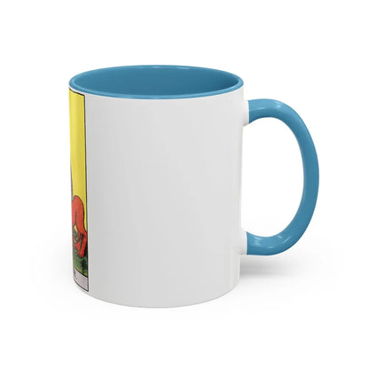 Strength (Tarot Card) Accent Coffee Mug-Go Mug Yourself