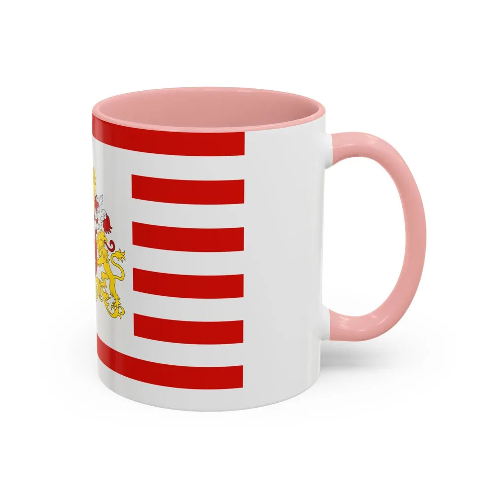 Flag of Bremen with flag arms Germany - Accent Coffee Mug-Go Mug Yourself